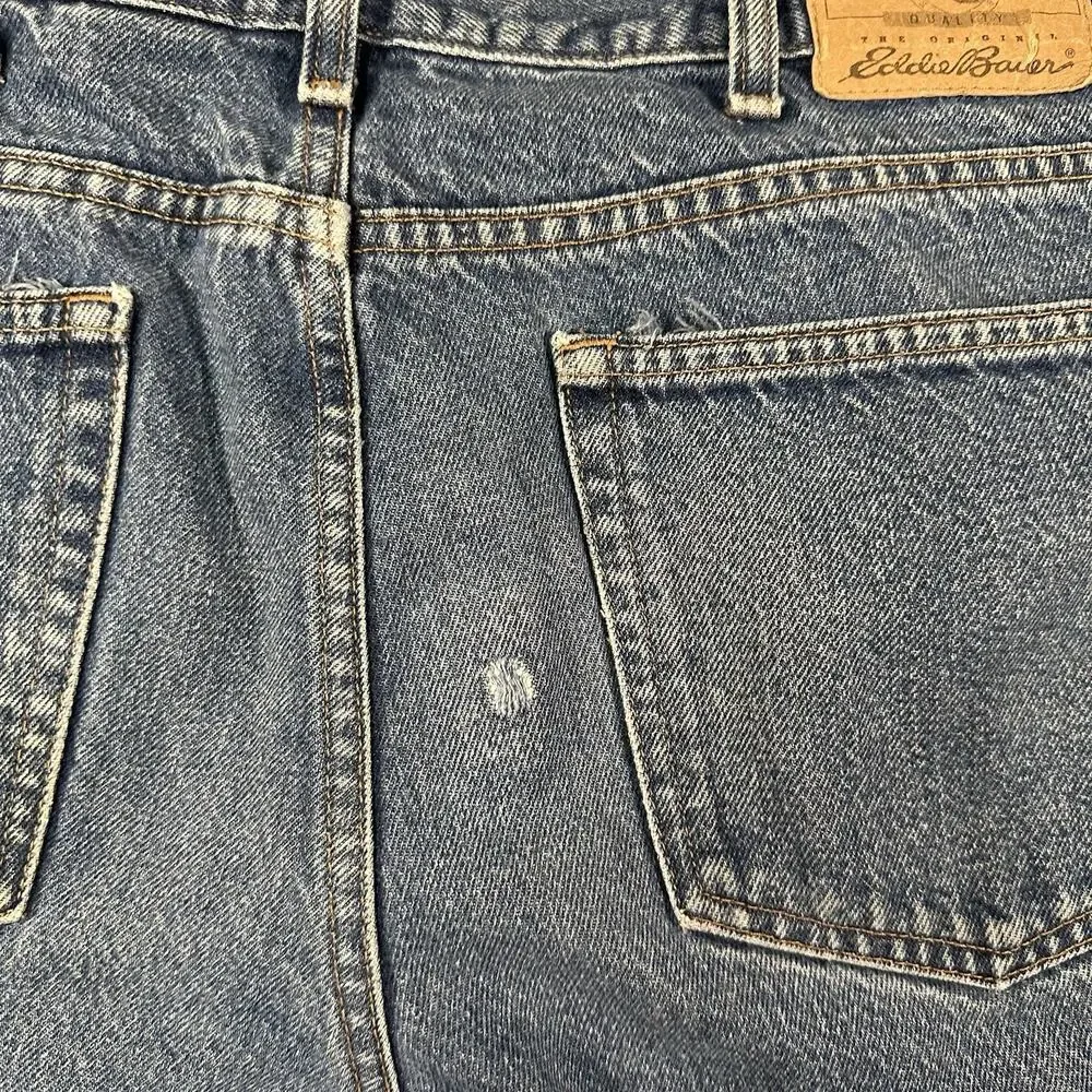 Eddie Bauer Jeans Blue Men 38x32 Classic Fit Straight Y2K Denim Casual